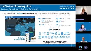 UNSDG Global Shared Services: UN Facilities - UN Booking Hub – by WFP