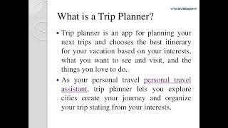 Trip Planner Software screenshot 2