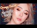 Orange Sunset Eye Makeup ft. BeautyHaul Indo | (Using Cruelty Free Brands) JANINE INTANSARI