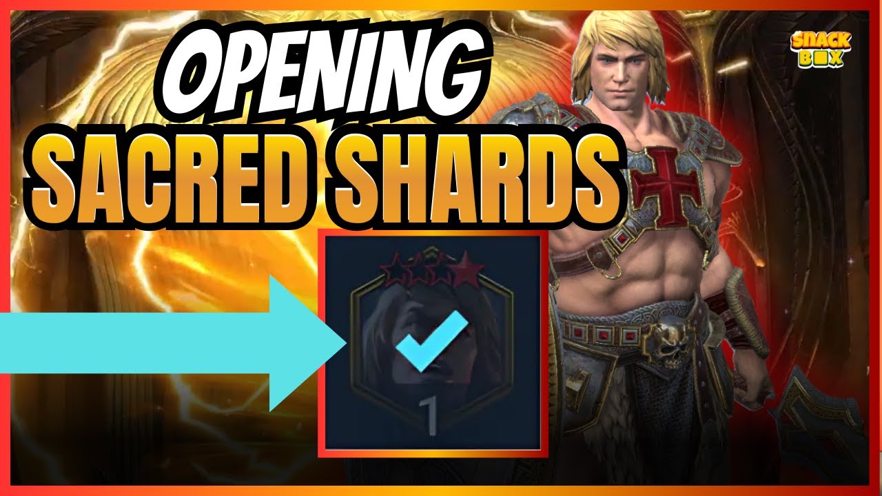 OPENING SACRED SHARDS FOR HE MAN SOUL!! PATH OF POWER!! | Raid: Shadow