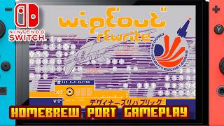 Wipeout Rewrite - (Nintendo Switch 1) - Homebrew Port Gameplay - 4K