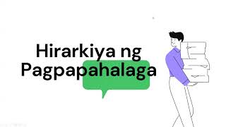 hirarkiya ng pagpapahalaga (ESP 7)