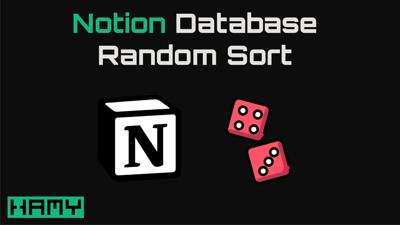 How to Randomly Sort a Table in Notion