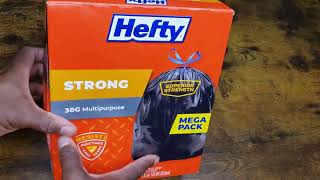 Hefty Strong Large Trash Bags Review