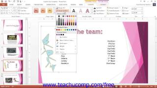 Celebrity PowerPoint 2013 Tutorial Formatting Shapes-2013-2010 Microsoft Training Lesson 11.2 Wealth