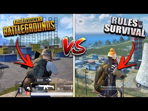 Rules of Survival vs PUBG Mobile vs Free Fire - With Pictures!