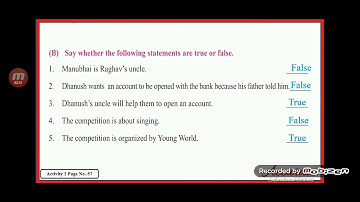 std 8 sem 2 unit 5 activity 2b, c by Varsha Mehta little flower school