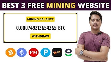Top 3 Free Cloud Mining Websites || Zero investment Bitcoin Mining Websites || Make Money Online