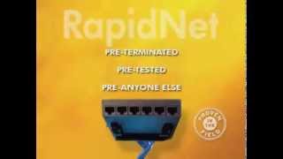 RapidNet Pre Terminated Network Cabling