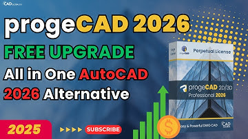 progeCAD 2026 Free Upgrade | All-in-One AutoCAD 2026 Alternative 🚀