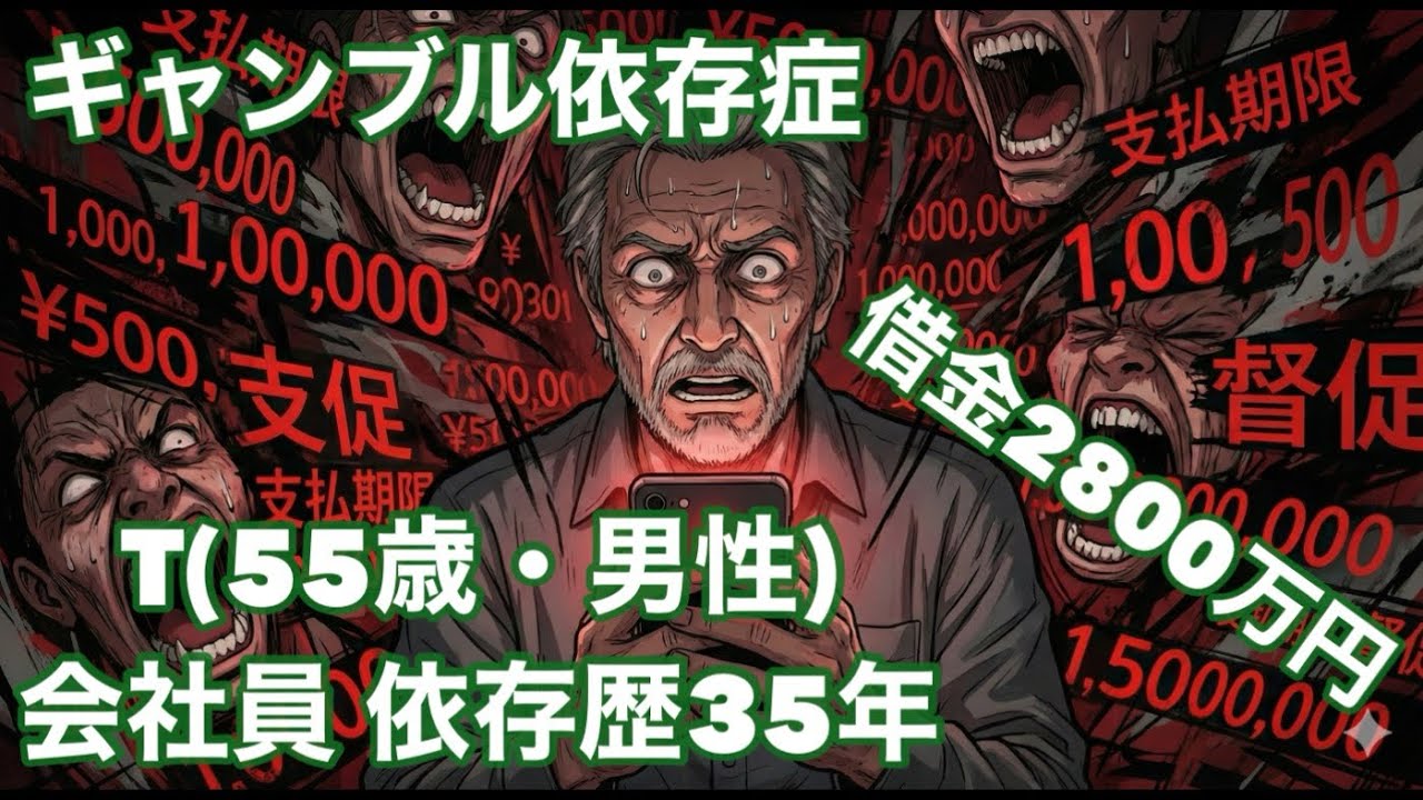 【ギャンブル依存症体験談】T(55歳・男性)会社員 依存歴35年「狼に羊を渡した日」