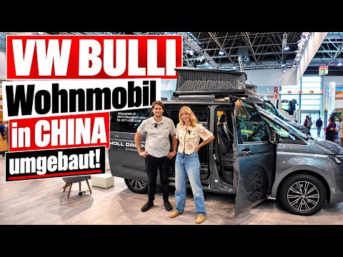VW BULLI camper 2027 converted in China! HMT innovation lab from China for camper vans