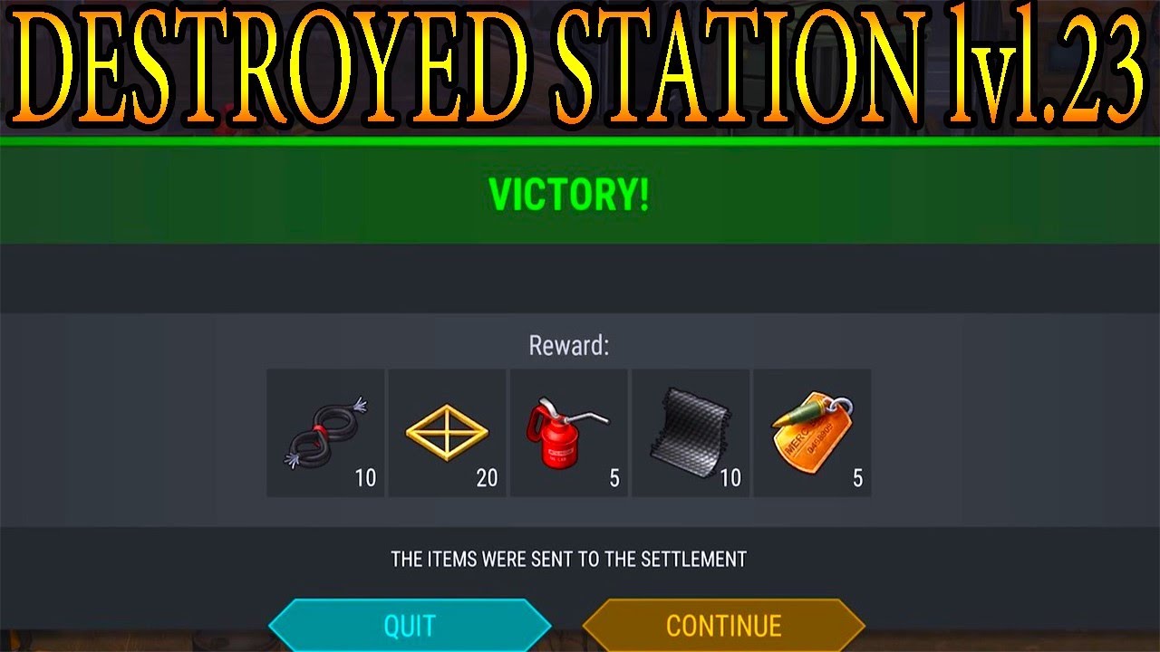 DESTROYED STATION lvl.23 - LAST DAY ON EARTH - LDOE