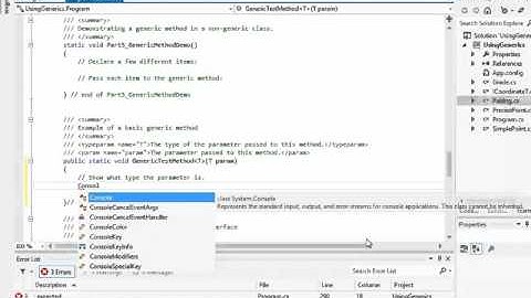 Generics in C# Part 5 - Creating a Generic Method