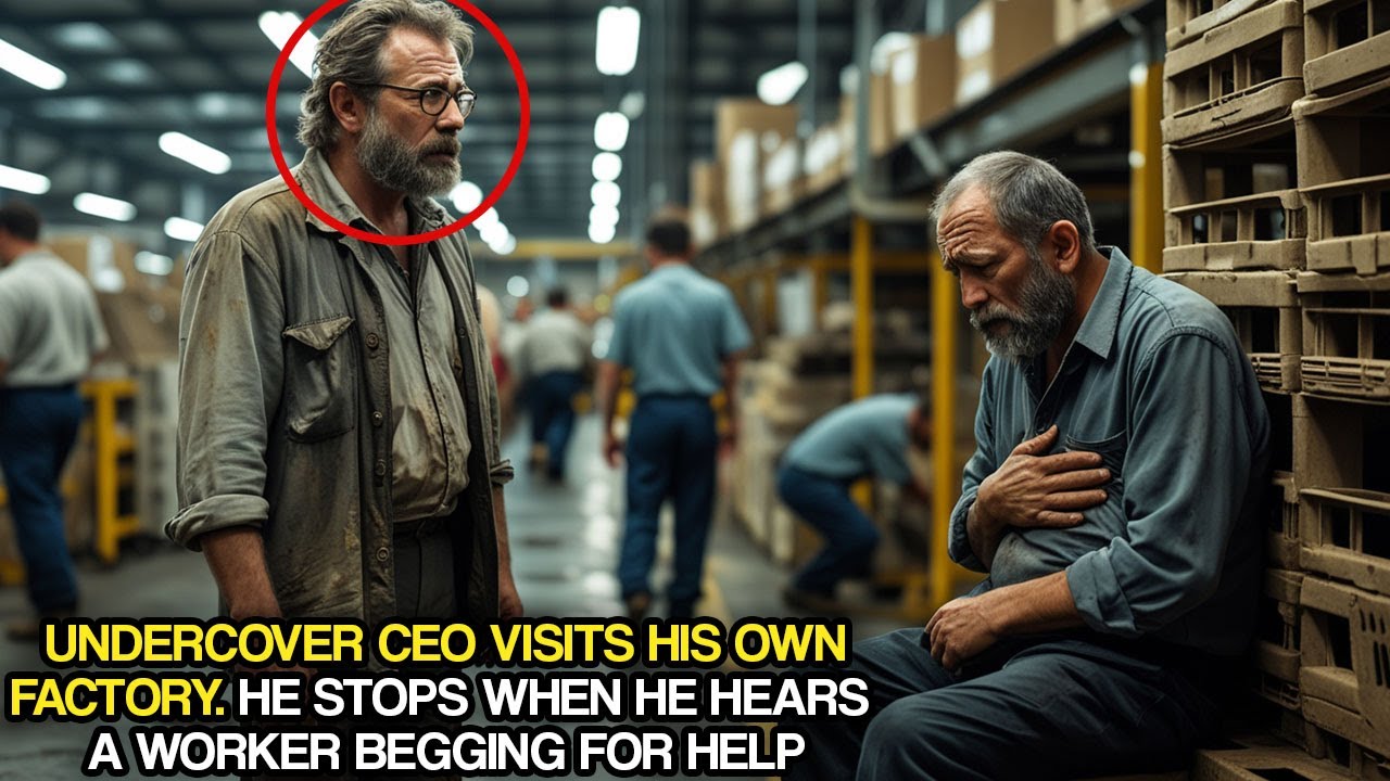 Outline Video Undercover CEO Visits His Own Factory. He Stops When He Hears a Worker Begging for Help