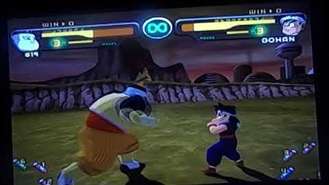 Dragon Ball Z Budokai(Gamecube)-Android 19 vs Kid Gohan