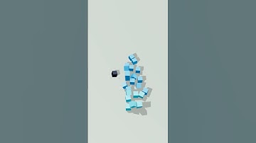 Fish Icon Explosion - Voxel Block Collapse Animation