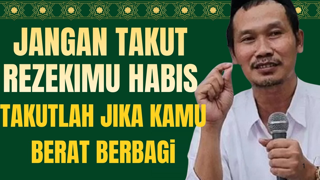 GUS BAHA - JANGAN TAKUT REZEKIMU HABIS,TAPI TAKUTLAH JIKA KAMU BERAT BERBAGi#terbaru2026