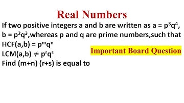 Let a and b be two positive integers such that a=p^3q^4 and b=p^2q^3, where p and q are prime number
