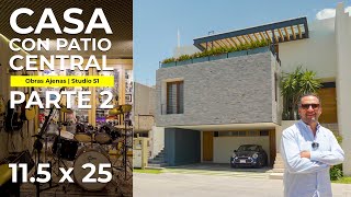 Beautiful house with central patio, sculptural stairway and music studio | Amazing Houses| Studio 51