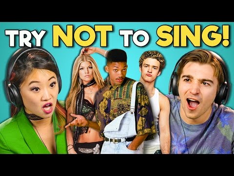 ADULTS REACT TO TRY NOT TO SING ALONG CHALLENGE