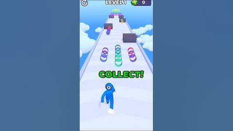 Layer man 3d run & collect #Shorts