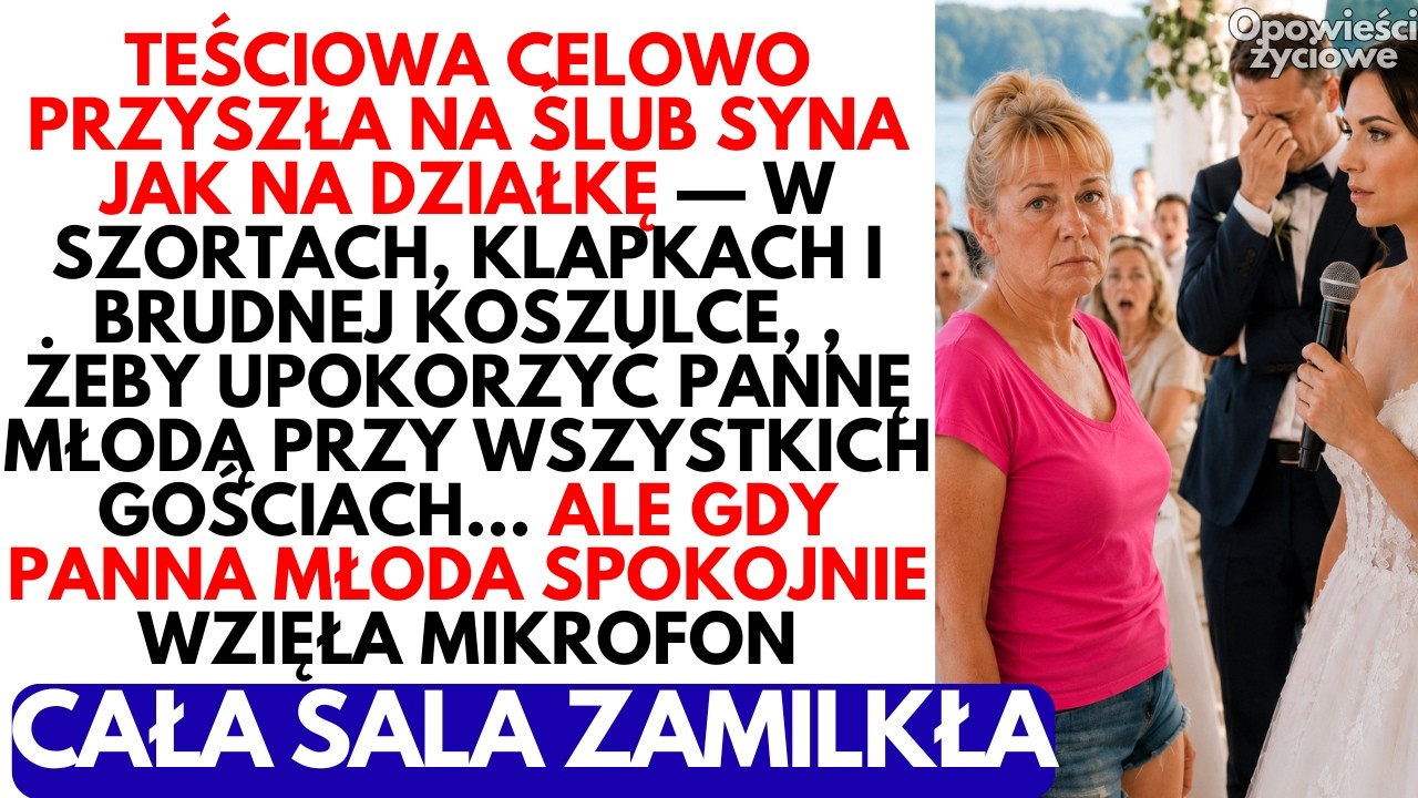 Stałam przed lustrem w dniu własnego ślubu i powtarzałam sobie, że będzie dobrze. Że teściowa tylko gada, że Ryszard ma rację, że niepotrzebnie dopisuję sobie dramat. A potem pod bramę domu...