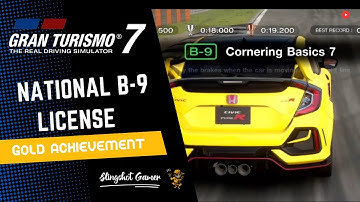[GT7] [PS4] [CONTROLLER] National License B-9 | How To Get Gold Achievement