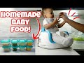 HOW I MAKE MY OWN BABY FOOD! | HOMEMADE BABY PUREES | VLOGMAS 2019 DAY 5