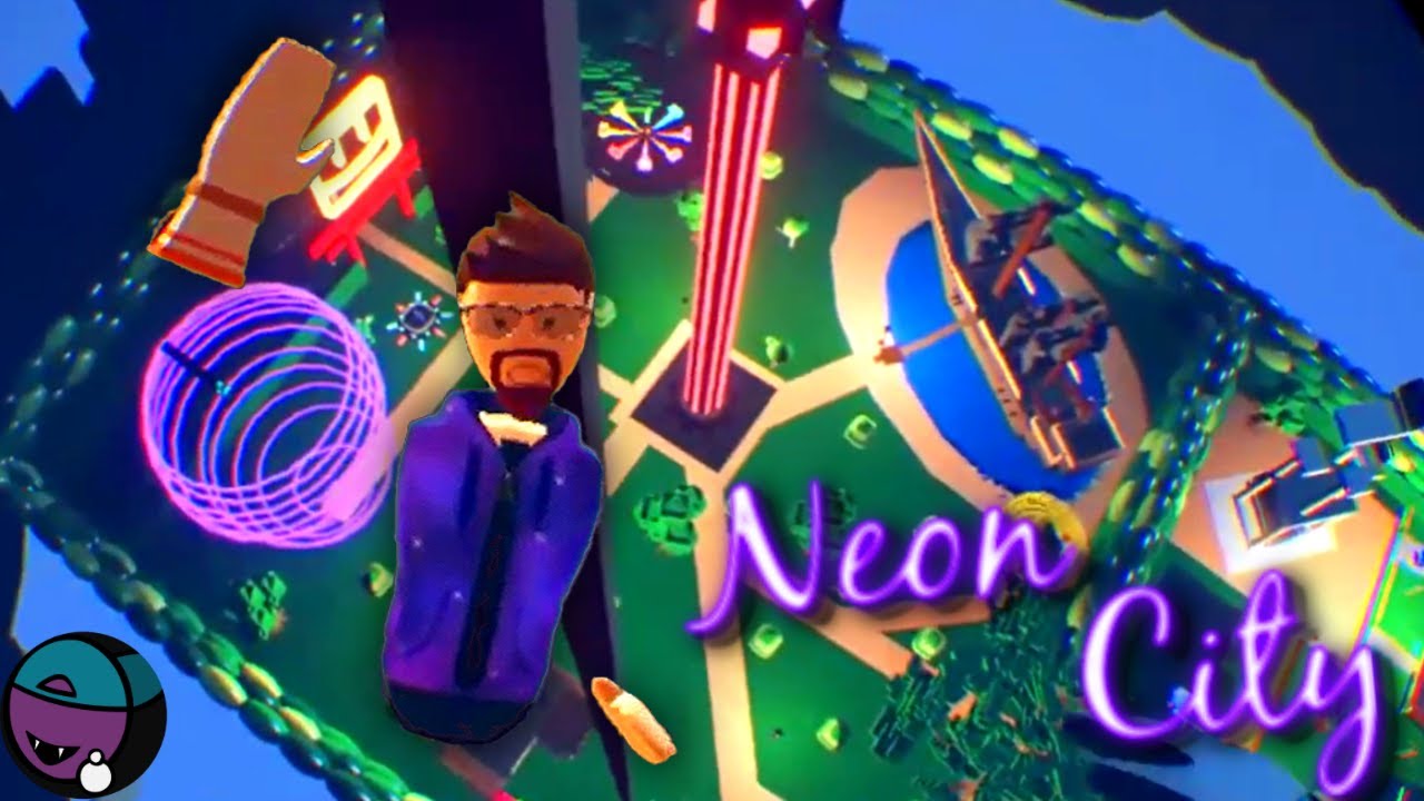 ^ Neon City Hangout 2 (Neon Theme Park) Rec Room Lets Play YouTube