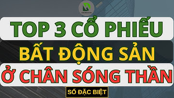 Top 3 cổ phiếu bất động sản ở chân sóng thần