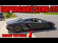 SUPERCARS SEND IT For the Boys at Car Meet! (Pulls, Fly-bys, AWESOME Sounds!)