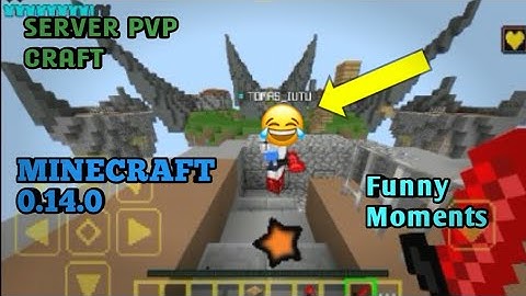 MINECRAFT McPe 0.14.0 SERVER PVP CRAFT FUNNY MOMENTS
