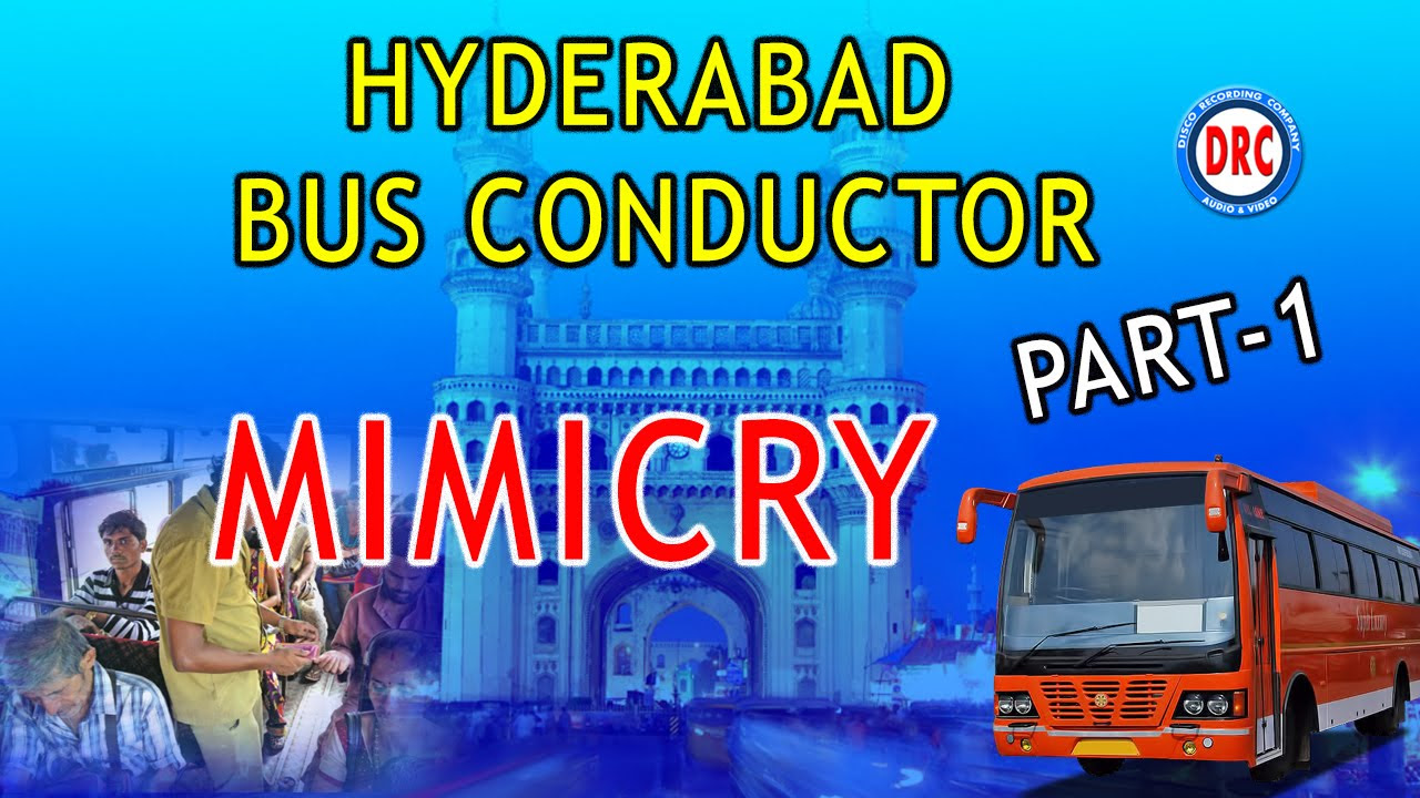 Hyderabad Bus Conductor Mimicry Part 1   Telangana Comedy Jokes