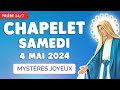  chapelet samedi 4 mai 2024  mystres joyeux prire matin et soir