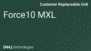 Force10 MXL: Installing into chassis