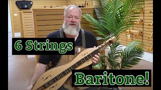 Custom 6 String Baritone Dulcimer Build | Walnut Spruce Ebony
