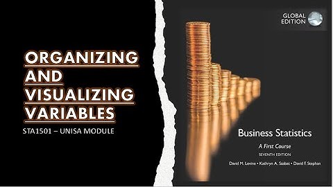 ORGANIZING AND VISUALIZING VARIABLES - STA1510 UNISA EXAMINABLE QUESTIONS + WORKED EXAMPLES