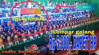 Permainan pasar malam. Lempar gelang dapat hp..mudah?Vlog part 2