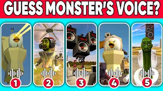 Guess the MONSTER'S VOICE | Skibidi Toilet Meme, Season 1-43 screenshot 2