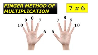 Always Remember Your Times Table (6 to 10) Using Finger Multiplication Method screenshot 5