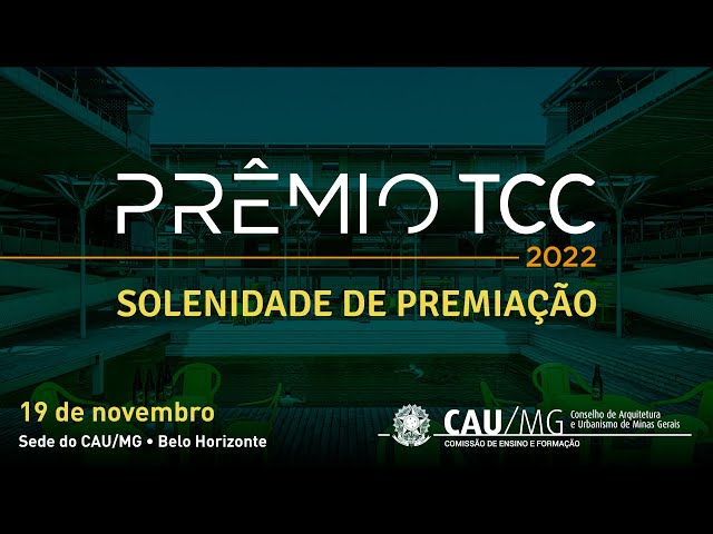 Prêmio TCC 2022 – Solenidade de premiação
