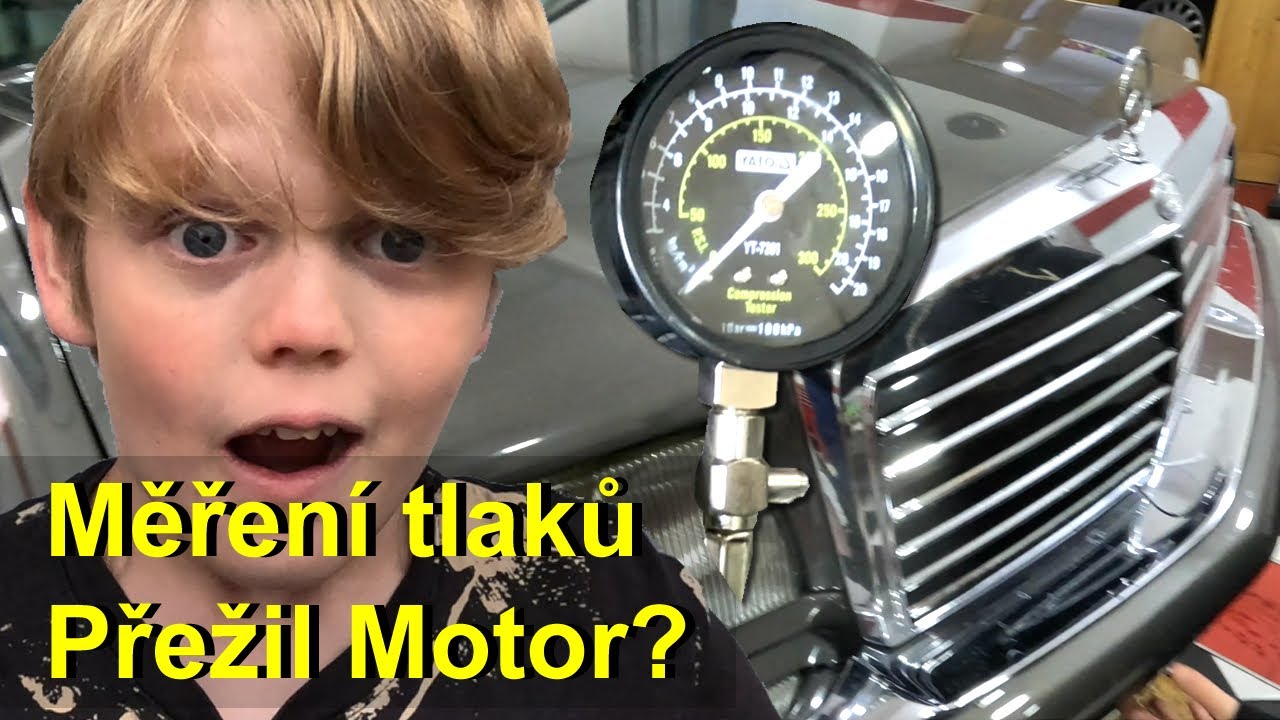 Mercedes 500 SEL – Měření tlaků ve válcích | Jaký je výsledek?