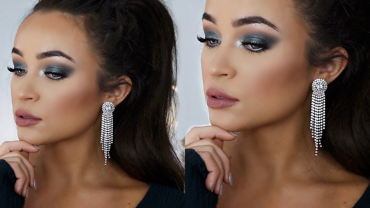 EVERGREEN HOLIDAY DRUGSTORE MAKEUP LOOK 🎄✨ | Stephanie Ledda