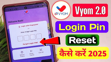 union bank vyom login pin reset | vyom login pin reset kaise kare | vyom app login pin forget 2026