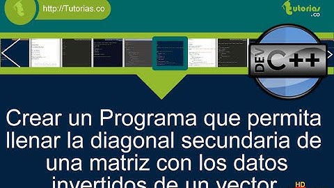 arrays – visual C++ (diagonal secundaria datos invertidos)