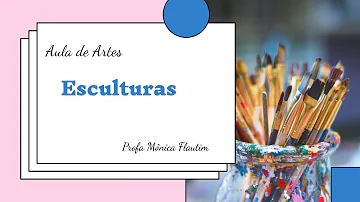 Como trabalhar escultura em arte?