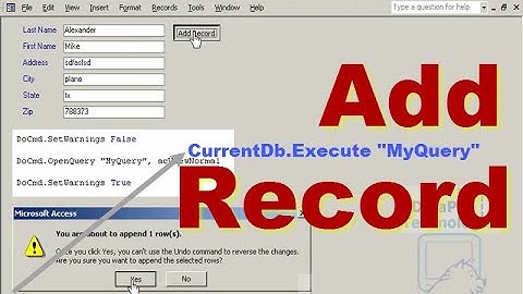 Add Record with Query – data from controls on unbound form ~ DataPig