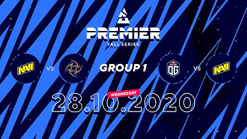 NAVI vs NIP and Group Final: OG vs NAVI | BLAST Premier Fall Series Group 1 Day 3