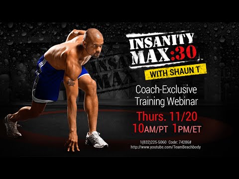 new Shaun T Insanity Max DVD Cardio Exercise Strength Workout
